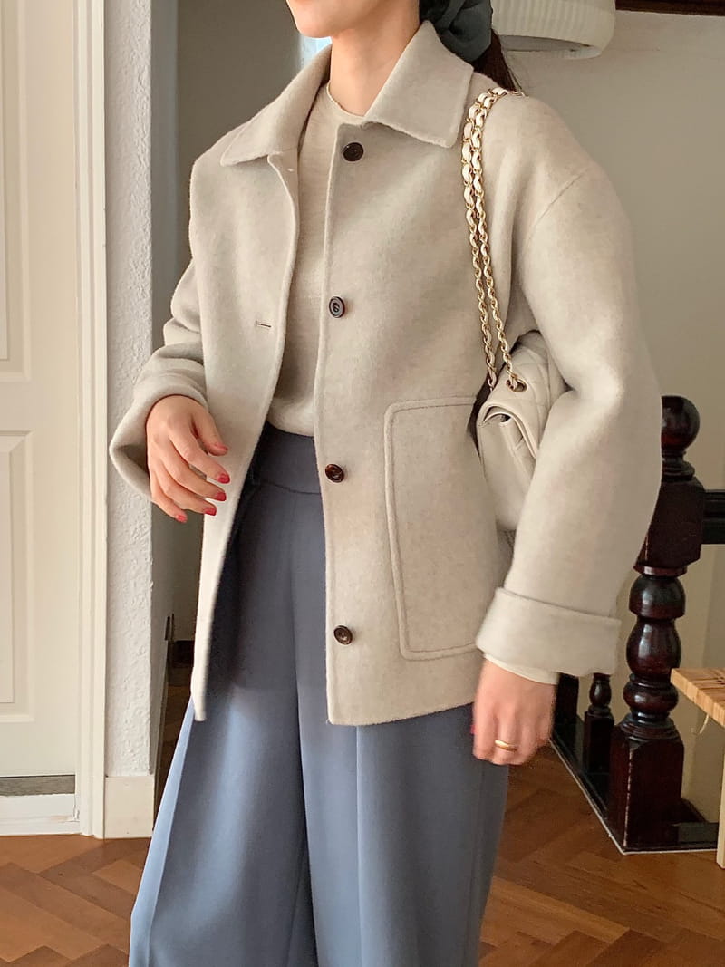 BOWEN - Korean Children Fashion - #Kfashion4kids - Snow Hand Made Coat