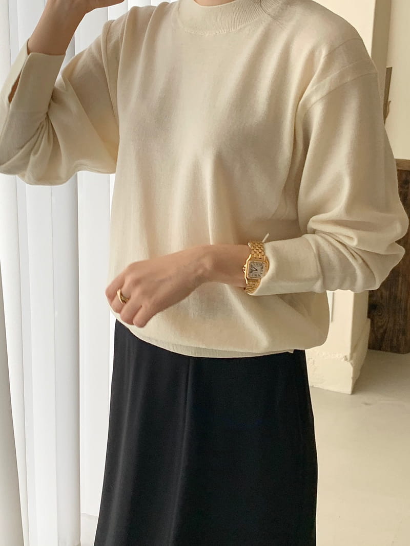 BOWEN - Korean Children Fashion - #Kfashion4kids - Wool Slit Sleeves Knit - 9