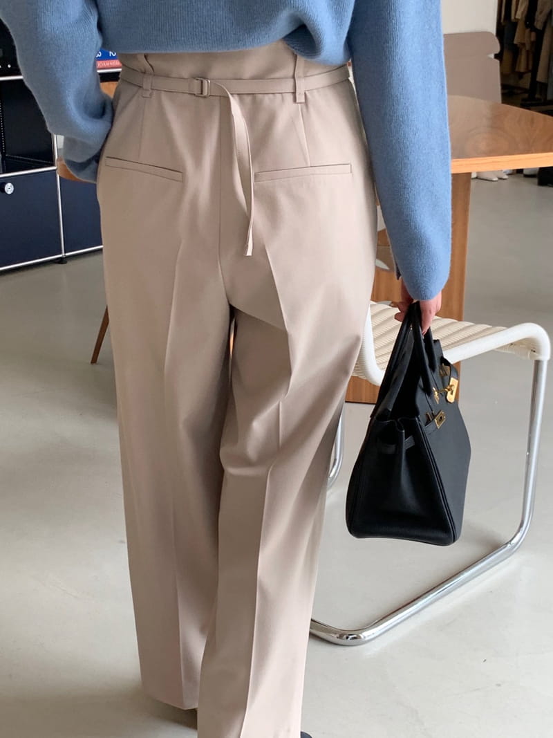 BOWEN - Korean Children Fashion - #Kfashion4kids - Belted Pants - 8