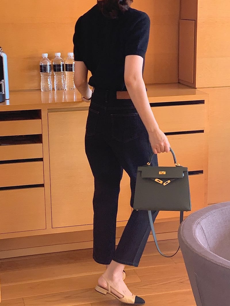 BOWEN - Korean Children Fashion - #Kfashion4kids - Gray In Black Jeans - 11