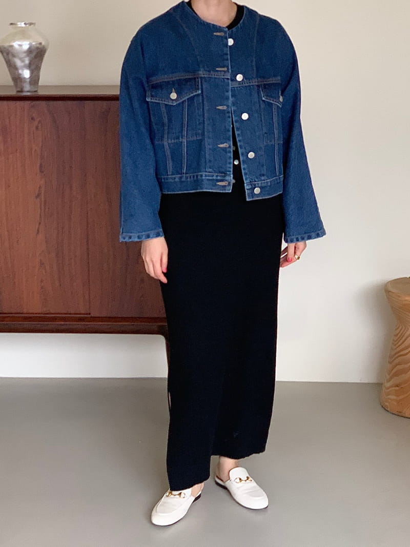 BOWEN - Korean Children Fashion - #Kfashion4kids - Max Organic Denim Jacket - 10