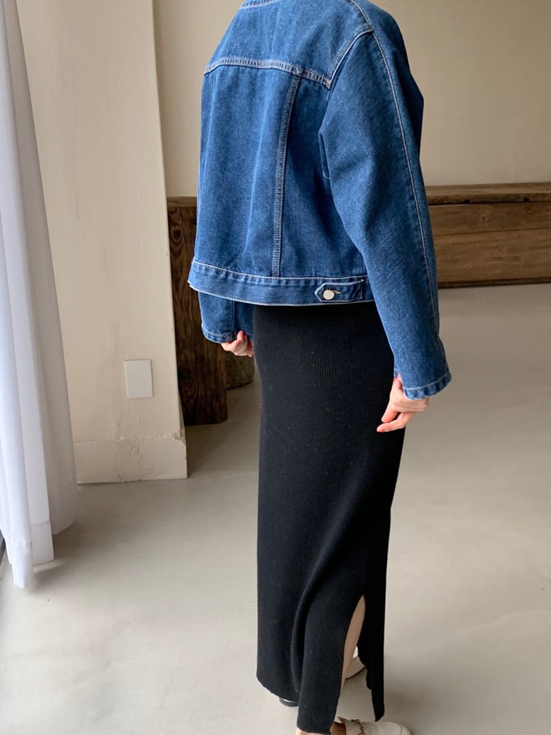 BOWEN - Korean Children Fashion - #Kfashion4kids - Max Organic Denim Jacket - 12