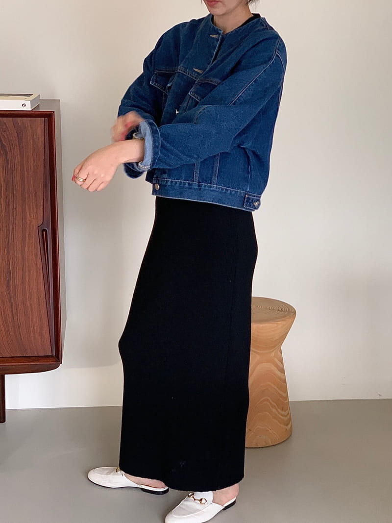 BOWEN - Korean Children Fashion - #Kfashion4kids - Max Organic Denim Jacket - 2