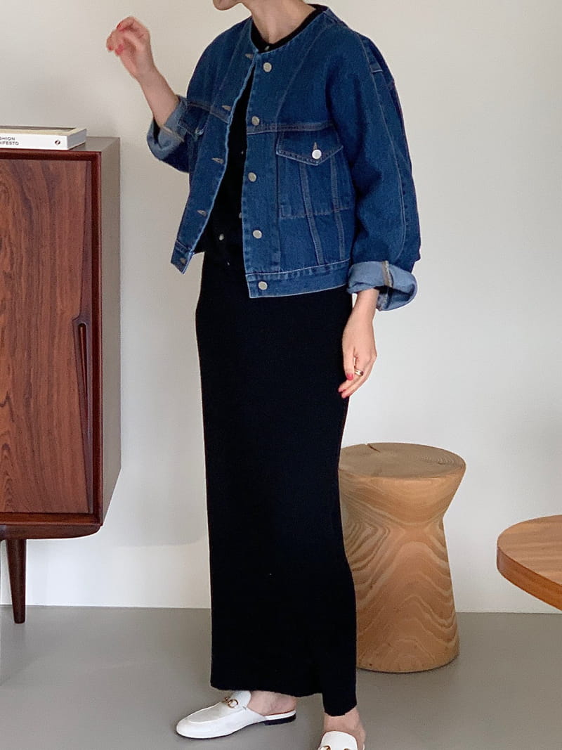 BOWEN - Korean Children Fashion - #Kfashion4kids - Max Organic Denim Jacket - 4