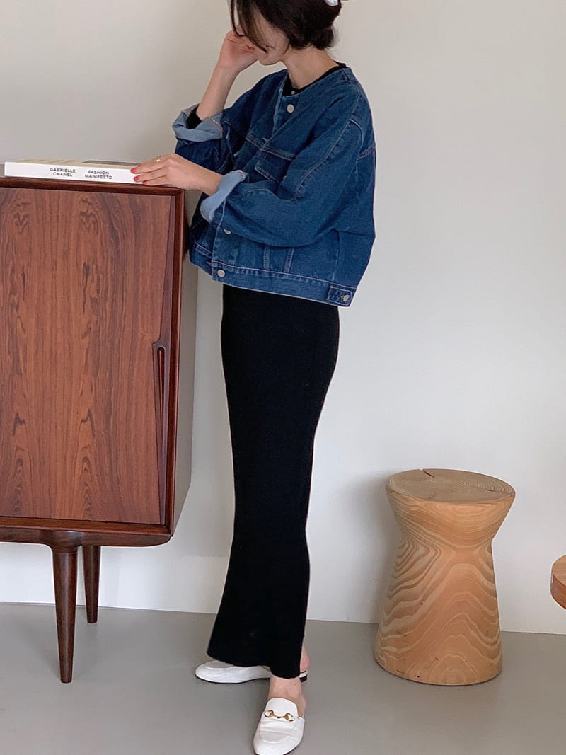 BOWEN - Korean Children Fashion - #Kfashion4kids - Max Organic Denim Jacket - 6
