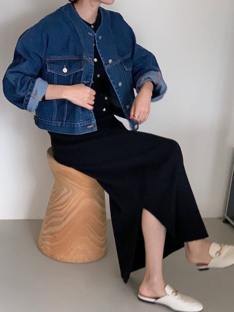 BOWEN - Korean Children Fashion - #Kfashion4kids - Max Organic Denim Jacket - 7