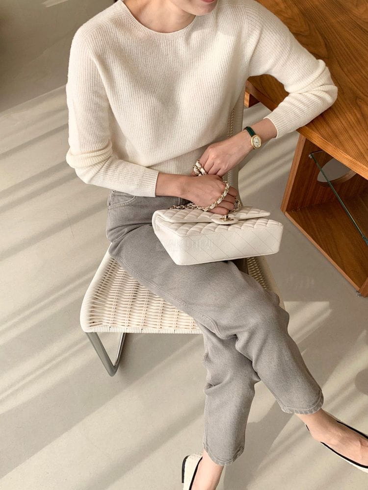BOWEN - Korean Children Fashion - #Kfashion4kids - Holgament Rib Knit - 7
