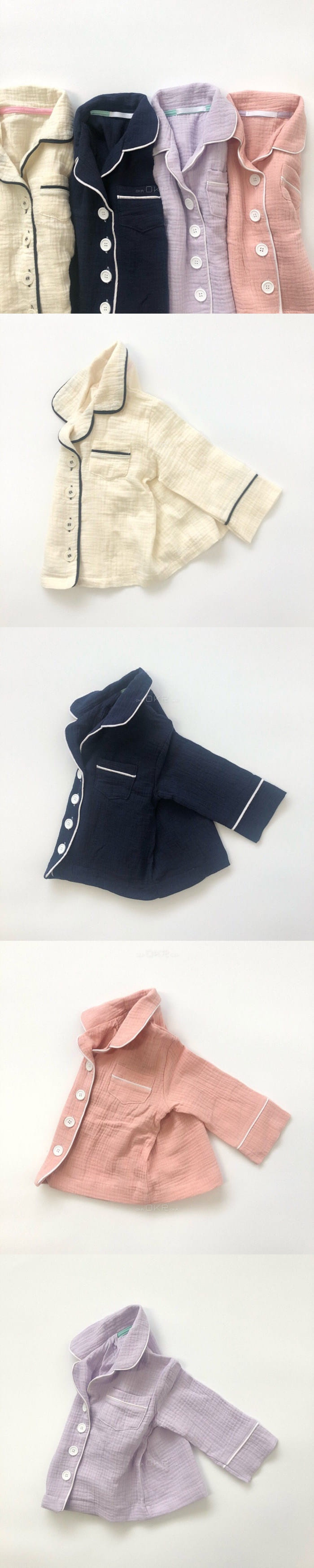 BRODY JANE - Korean Children Fashion - #Kfashion4kids - Solid Pajamas