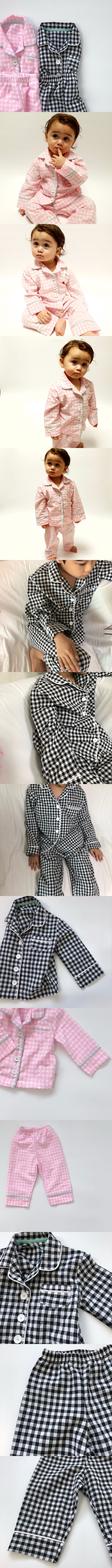 BRODY JANE - Korean Children Fashion - #Kfashion4kids - Basic Check Pajamas