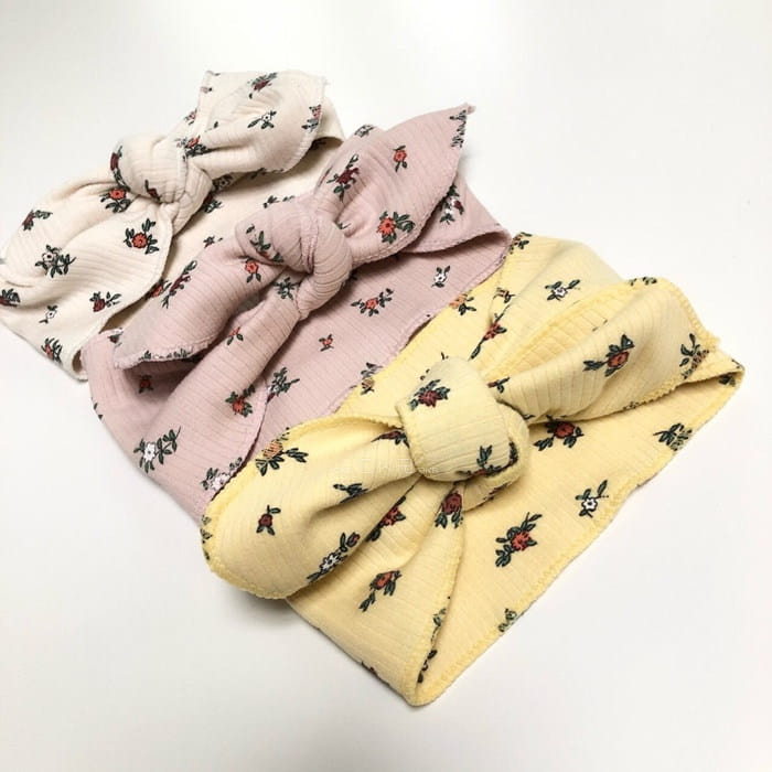 BRODY JANE - Korean Children Fashion - #Kfashion4kids - Flower Rib Hairband