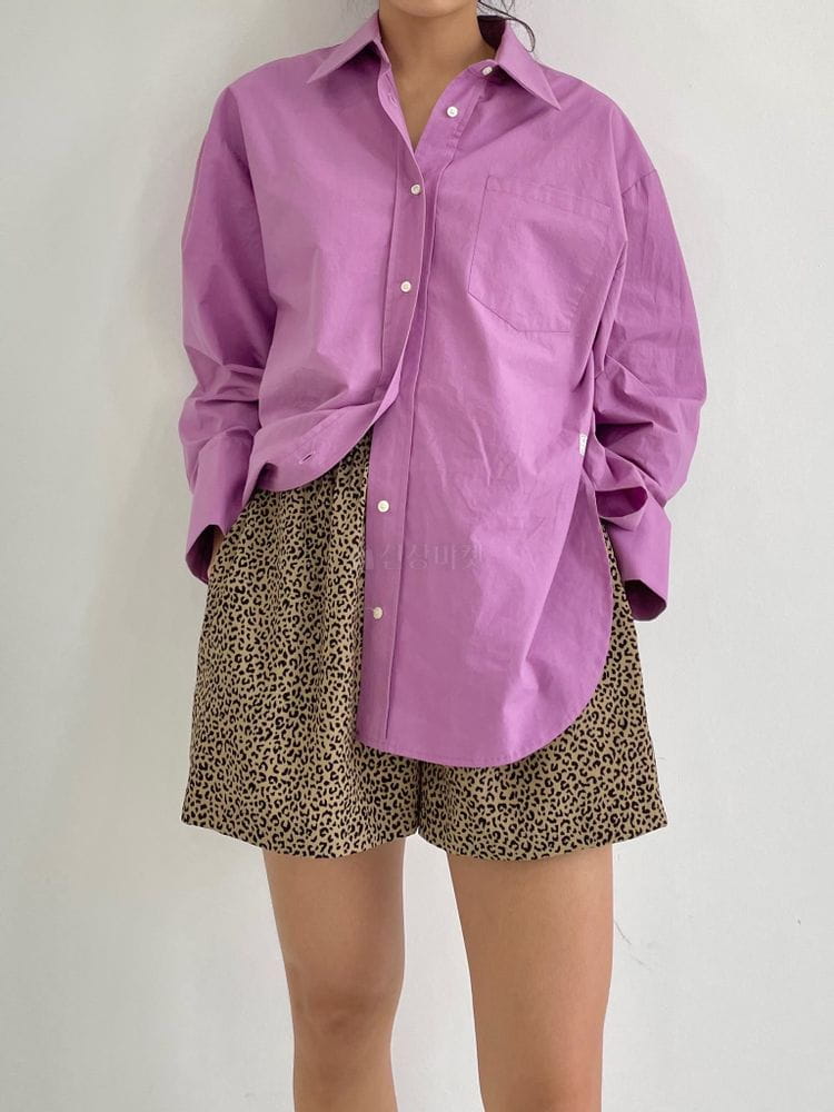 BROWNS - Korean Children Fashion - #Kfashion4kids - Leopard Knee Shorts