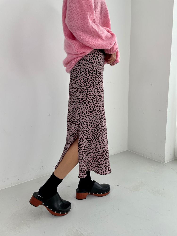 BROWNS - Korean Children Fashion - #Kfashion4kids - Jenny Leopard Skirt
