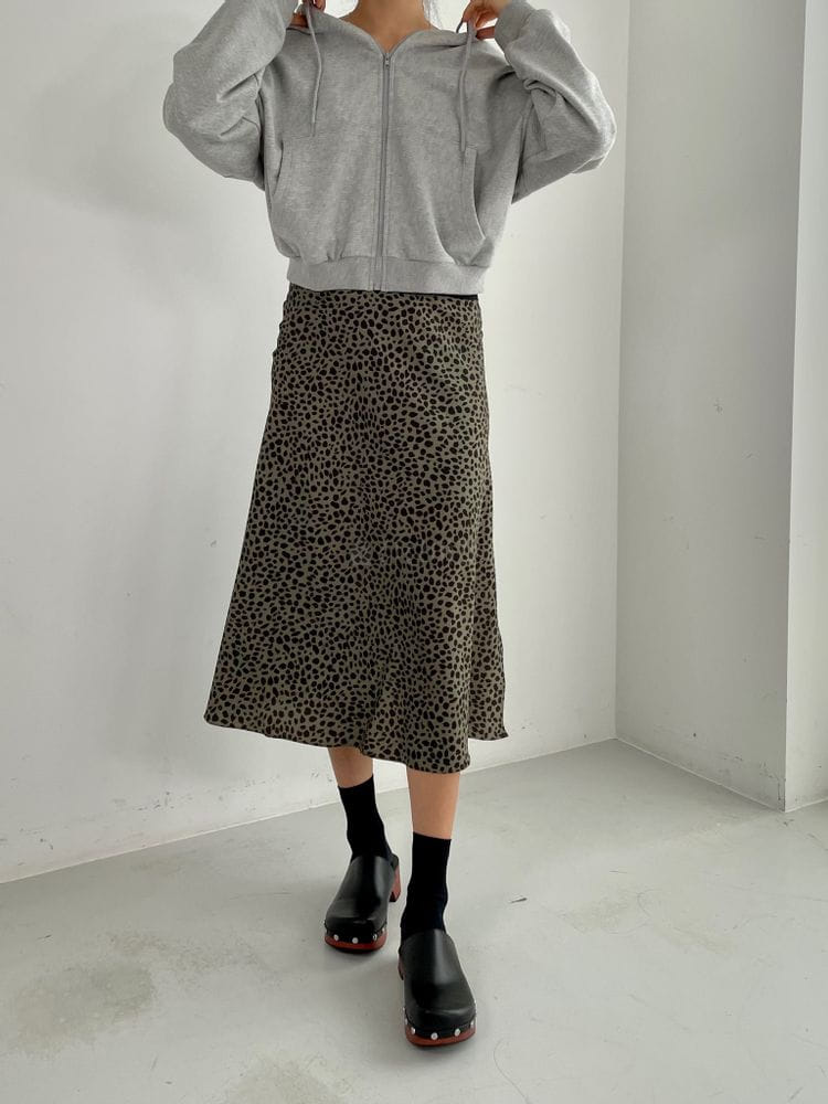 BROWNS - Korean Children Fashion - #Kfashion4kids - Jenny Leopard Skirt - 3