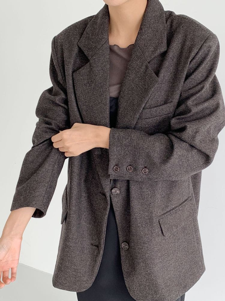 BROWNS - Korean Children Fashion - #Kfashion4kids - Vintage Wool Jacket