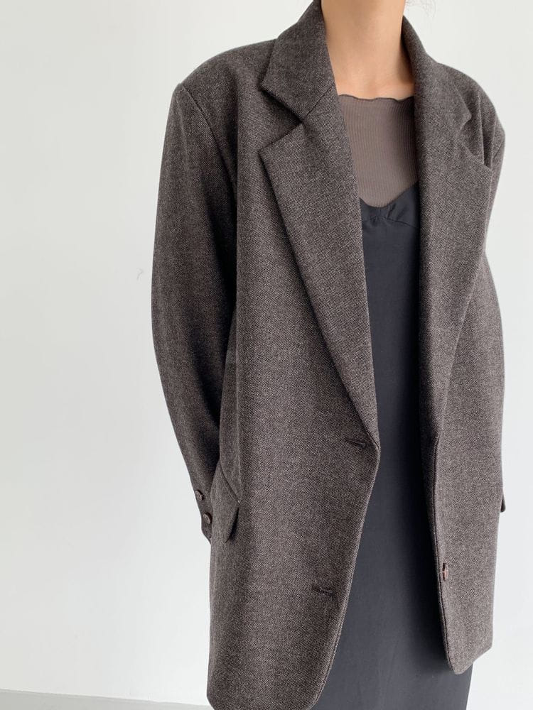 BROWNS - Korean Children Fashion - #Kfashion4kids - Vintage Wool Jacket - 2