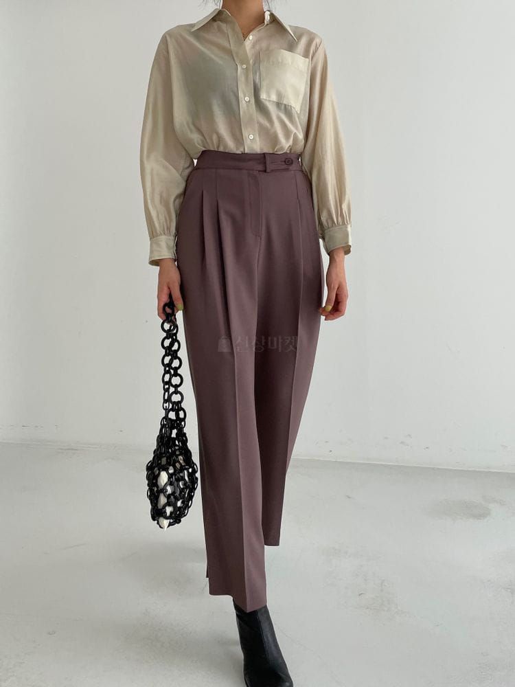 BROWNS - Korean Children Fashion - #Kfashion4kids - Button Wide Pants - 2