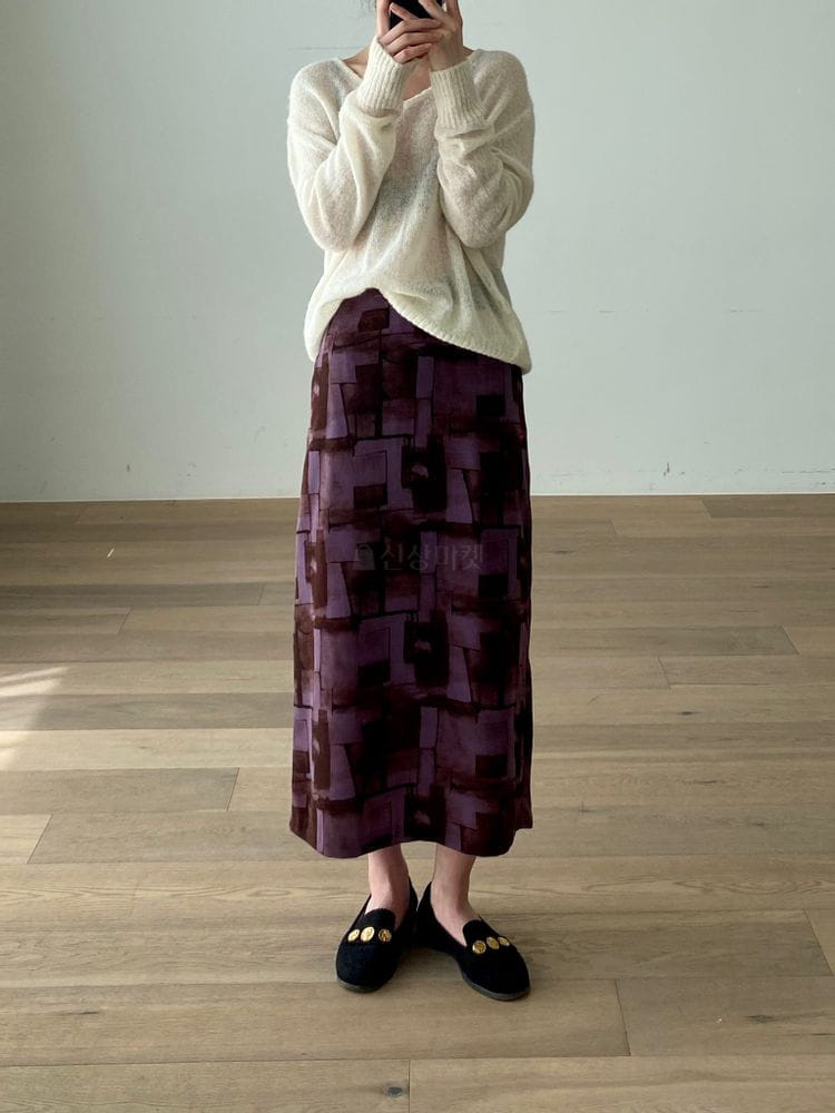 BROWNS - Korean Children Fashion - #Kfashion4kids - Mone Printing Skirt