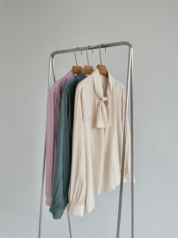 BROWNS - Korean Children Fashion - #Kfashion4kids - Ribbon Blouse - 3