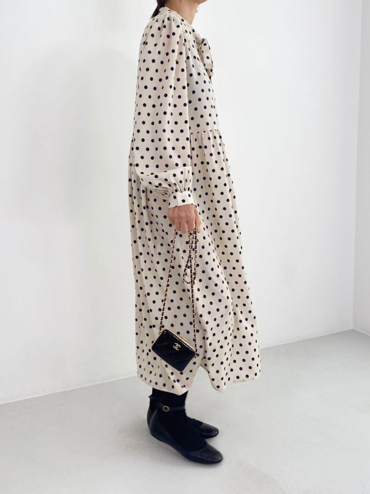 BROWNS - Korean Children Fashion - #Kfashion4kids - Dot And One-piece - 2