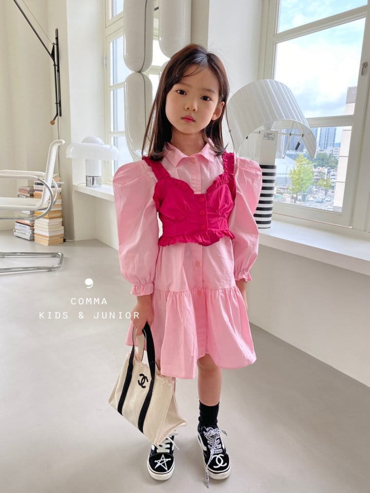 COMMA - Korean Children Fashion - #Kfashion4kids - Shirt One-piece