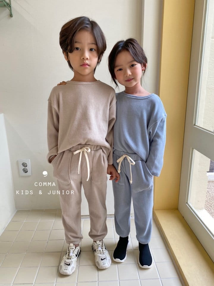 COMMA - Korean Children Fashion - #Kfashion4kids - Knit Top Bottom Set - 2