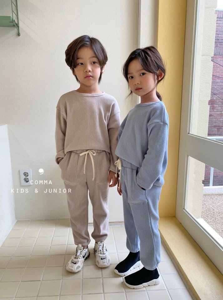 COMMA - Korean Children Fashion - #Kfashion4kids - Knit Top Bottom Set - 3