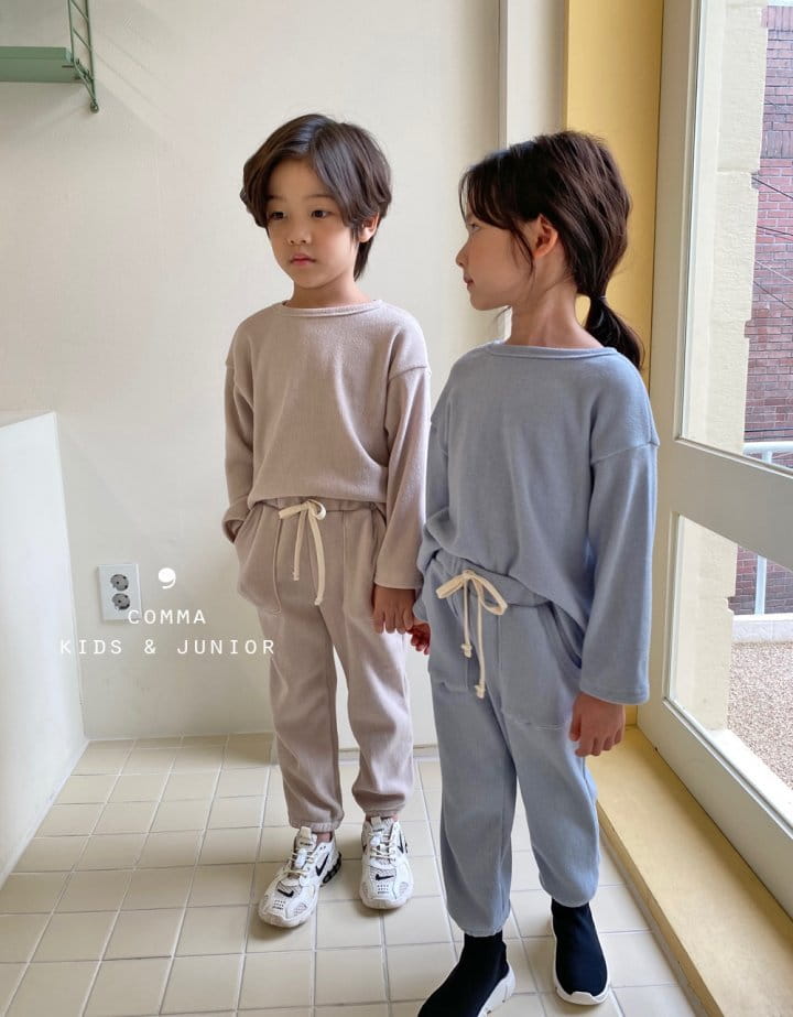 COMMA - Korean Children Fashion - #Kfashion4kids - Knit Top Bottom Set - 4