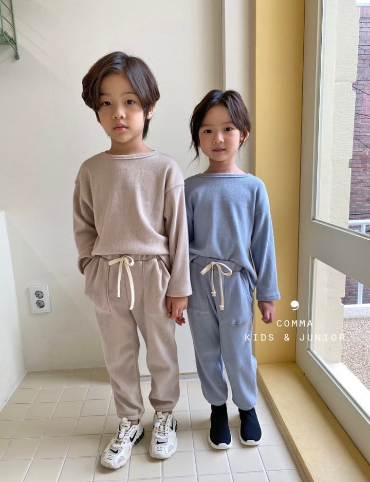 COMMA - Korean Children Fashion - #Kfashion4kids - Knit Top Bottom Set - 5