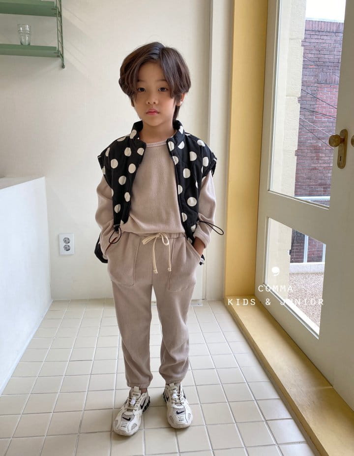 COMMA - Korean Children Fashion - #Kfashion4kids - Dot Quilting Vest