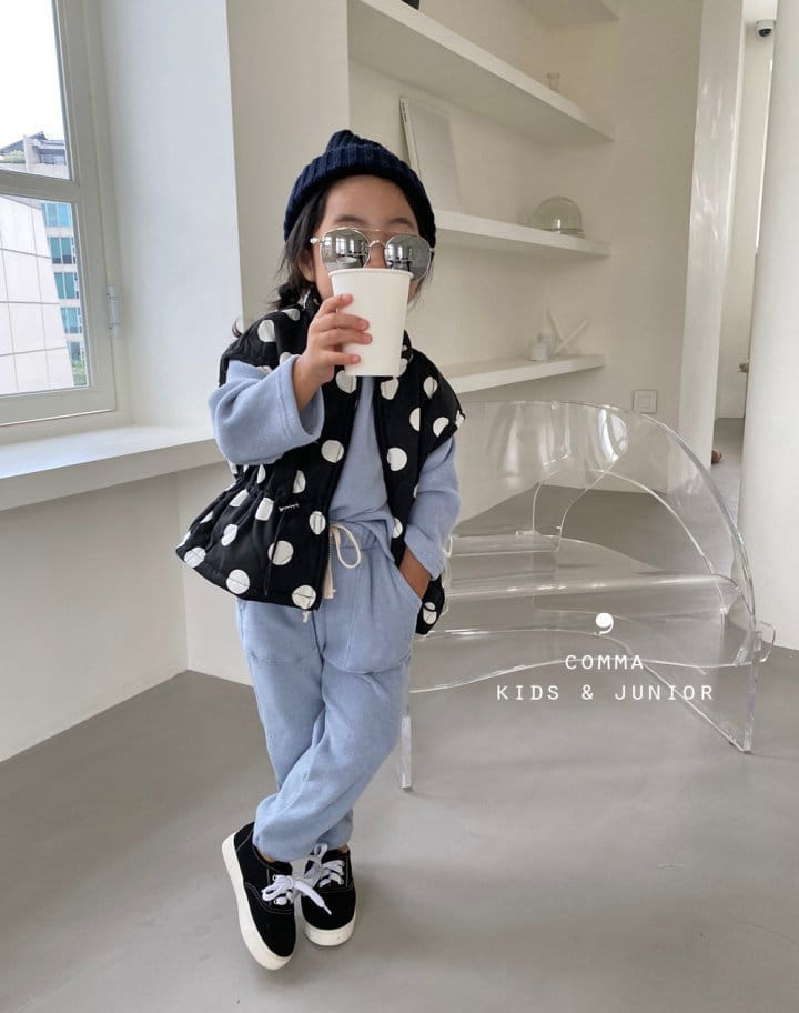 COMMA - Korean Children Fashion - #Kfashion4kids - Dot Quilting Vest - 2