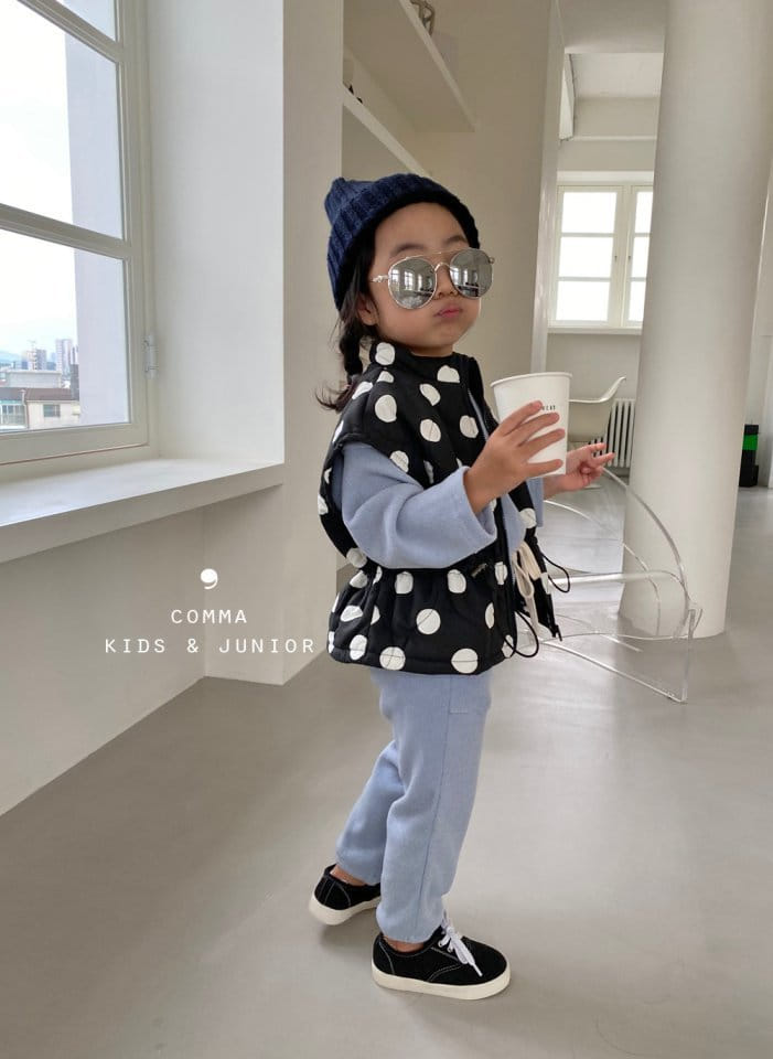 COMMA - Korean Children Fashion - #Kfashion4kids - Dot Quilting Vest - 5