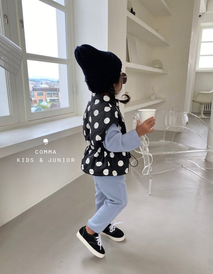 COMMA - Korean Children Fashion - #Kfashion4kids - Dot Quilting Vest - 6