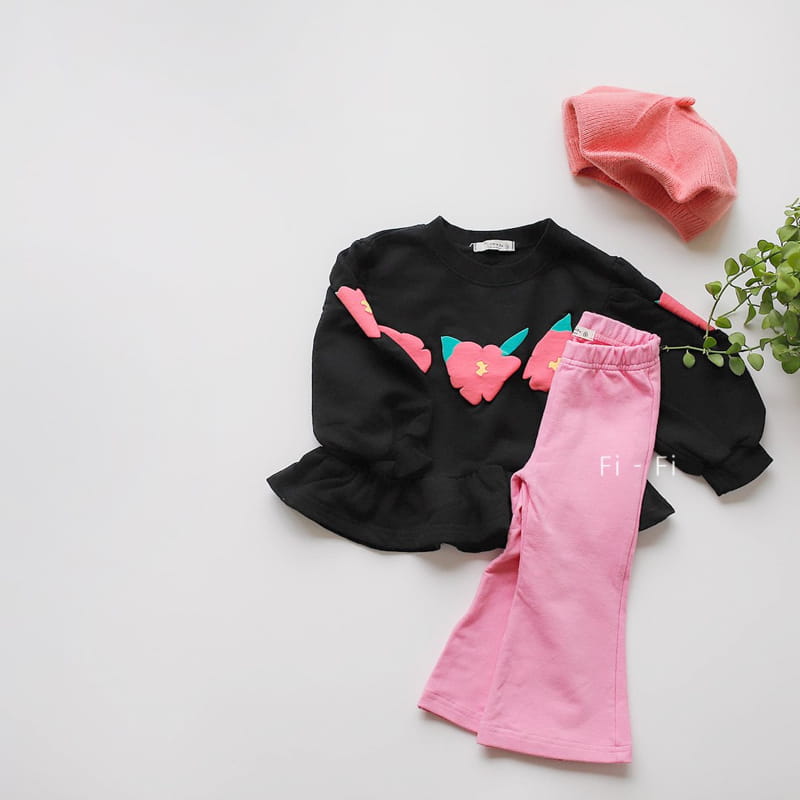 COMMA - Korean Children Fashion - #Kfashion4kids - Rose Sweatshirt