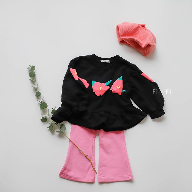 COMMA - Korean Children Fashion - #Kfashion4kids - Rose Sweatshirt - 4