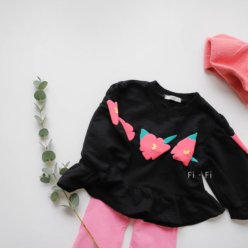 COMMA - Korean Children Fashion - #Kfashion4kids - Rose Sweatshirt - 5