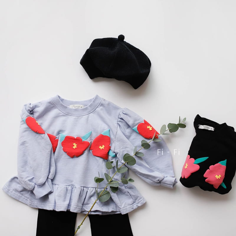 COMMA - Korean Children Fashion - #Kfashion4kids - Rose Sweatshirt - 7