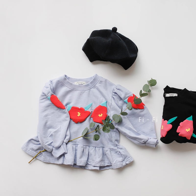 COMMA - Korean Children Fashion - #Kfashion4kids - Rose Sweatshirt - 8