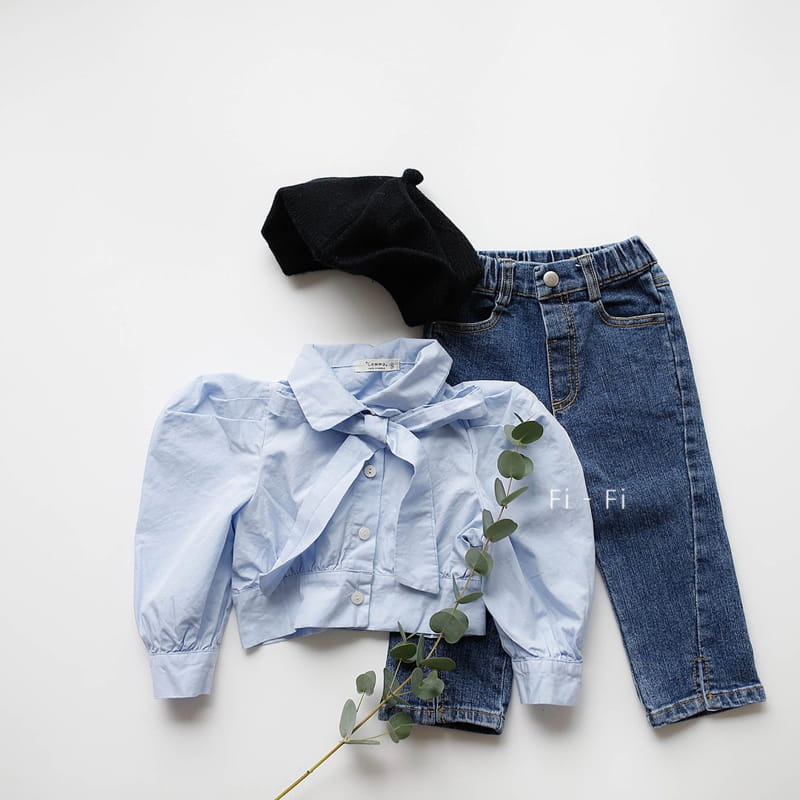 COMMA - Korean Children Fashion - #Kfashion4kids - Ribbon Blouse - 3