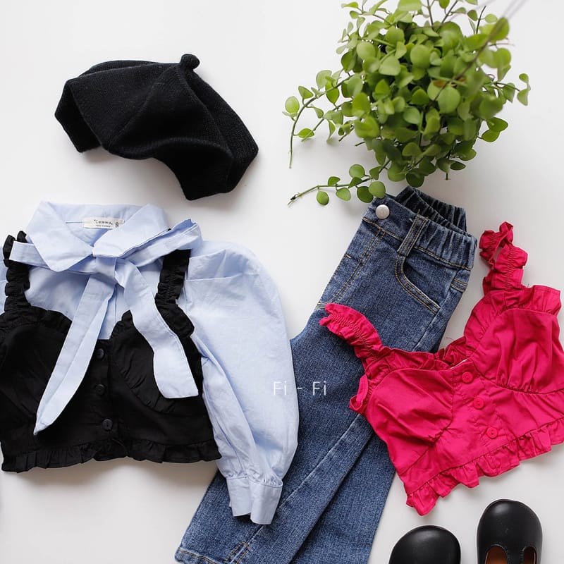 COMMA - Korean Children Fashion - #Kfashion4kids - Ribbon Blouse - 6