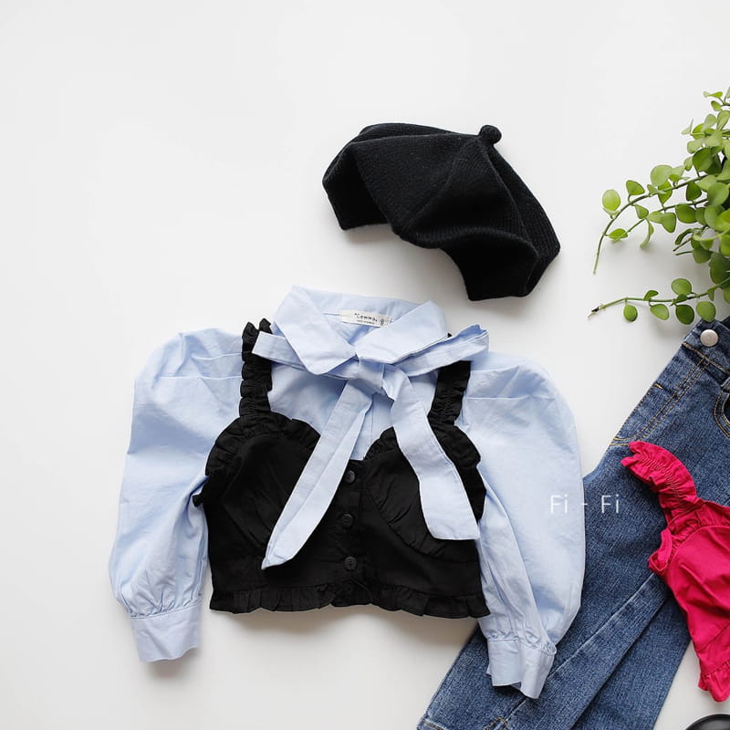COMMA - Korean Children Fashion - #Kfashion4kids - Ribbon Blouse - 7