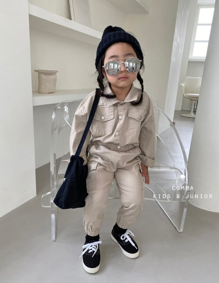 COMMA - Korean Children Fashion - #Kfashion4kids - Cotton Shirt Jacket