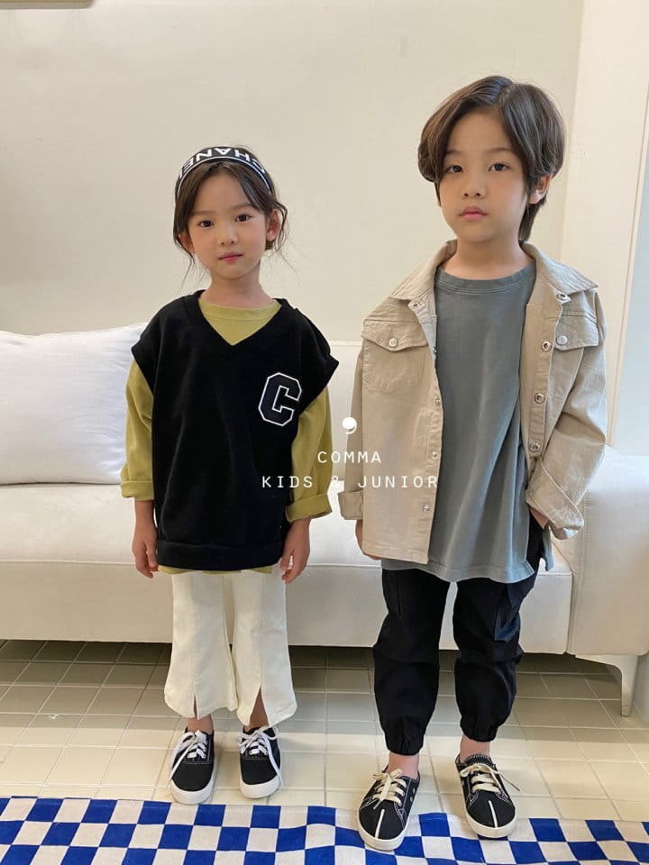 COMMA - Korean Children Fashion - #Kfashion4kids - Cotton Shirt Jacket - 7