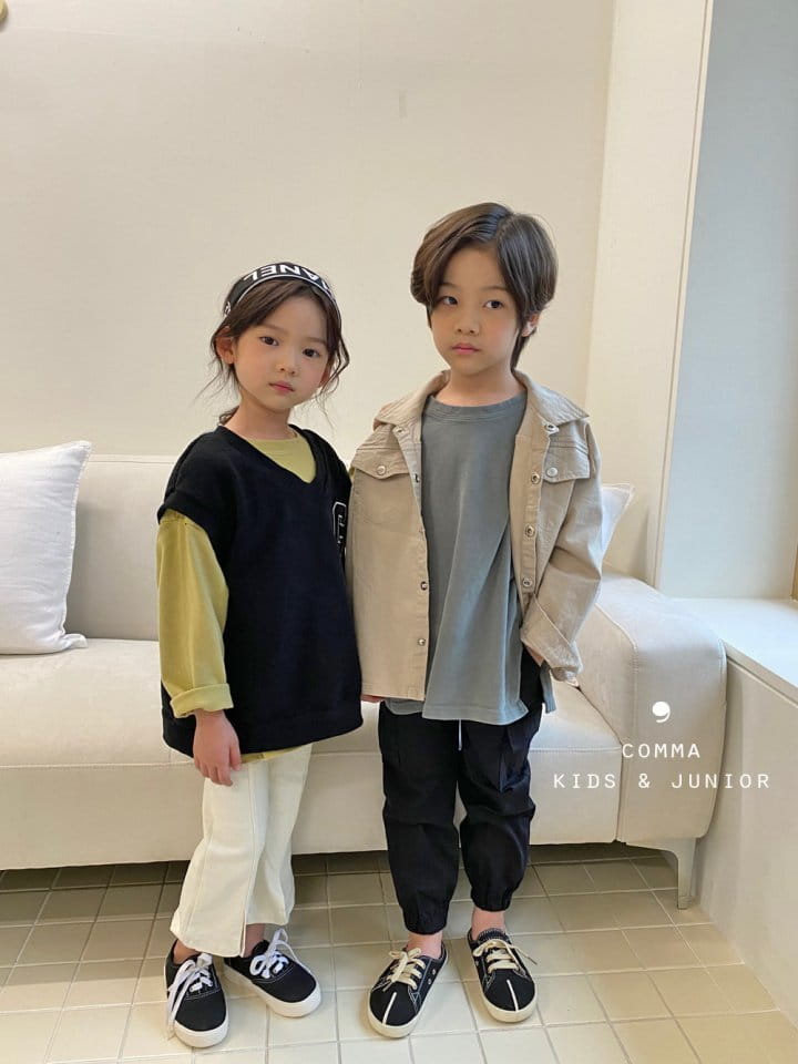 COMMA - Korean Children Fashion - #Kfashion4kids - Cotton Shirt Jacket - 8