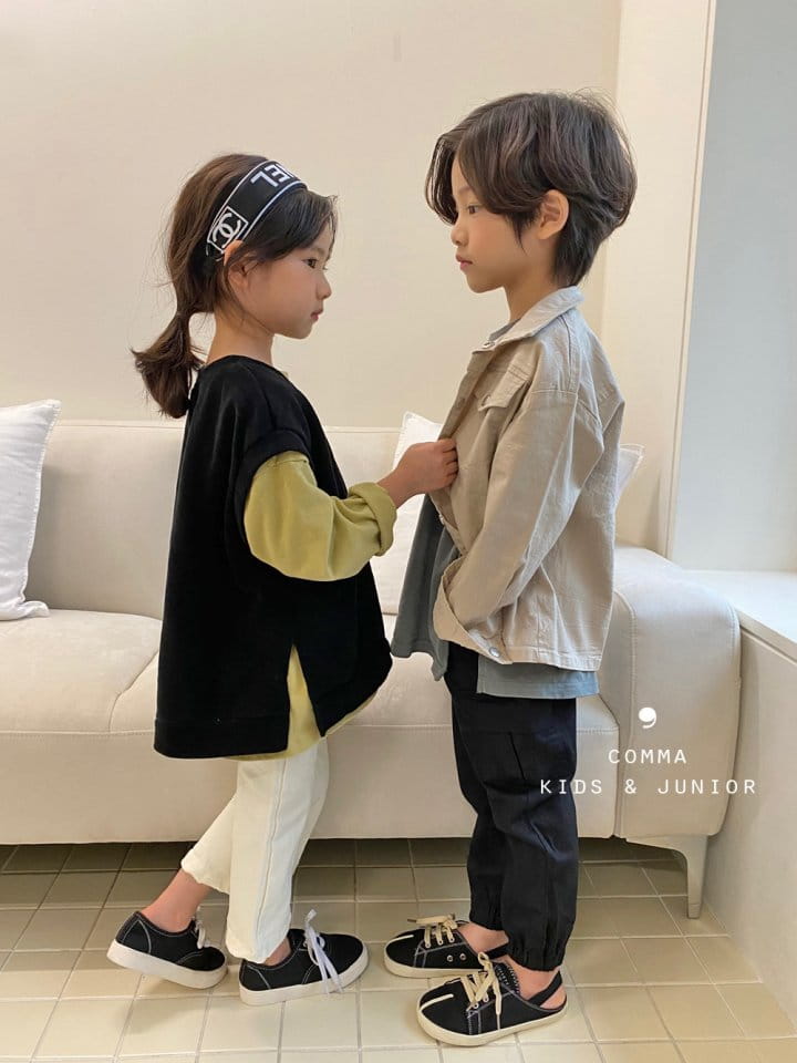COMMA - Korean Children Fashion - #Kfashion4kids - Cotton Shirt Jacket - 9