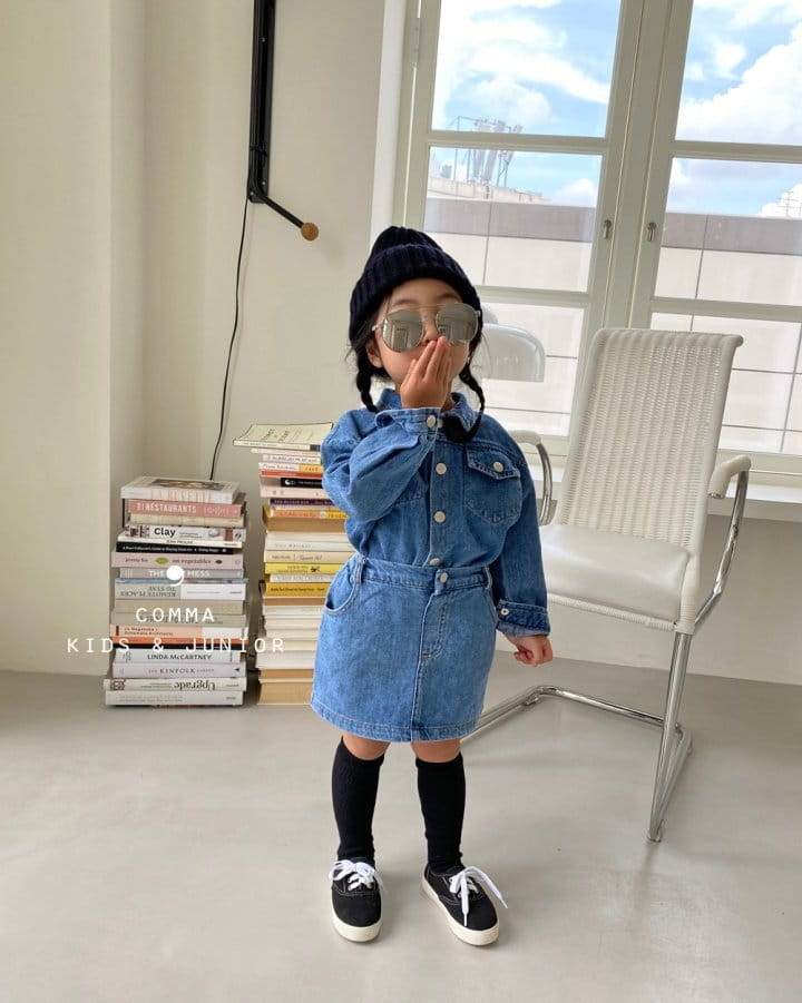 COMMA - Korean Children Fashion - #Kfashion4kids - Mini Jean Skirt