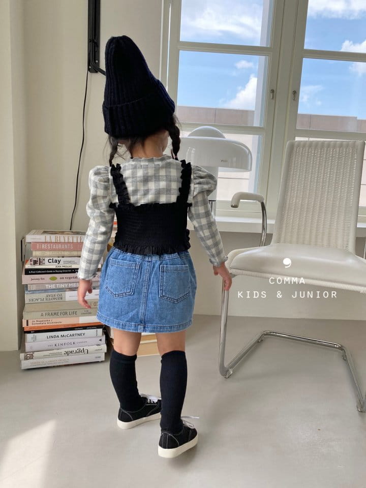 COMMA - Korean Children Fashion - #Kfashion4kids - Mini Jean Skirt - 10
