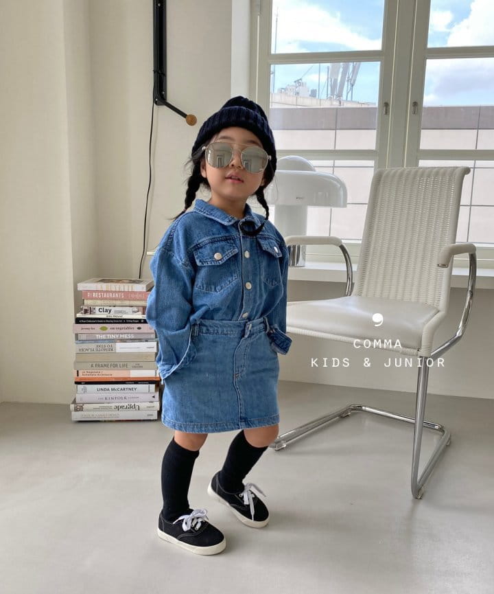 COMMA - Korean Children Fashion - #Kfashion4kids - Mini Jean Skirt - 2