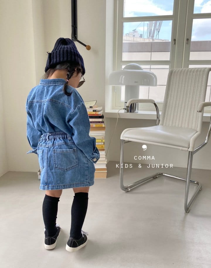 COMMA - Korean Children Fashion - #Kfashion4kids - Mini Jean Skirt - 3
