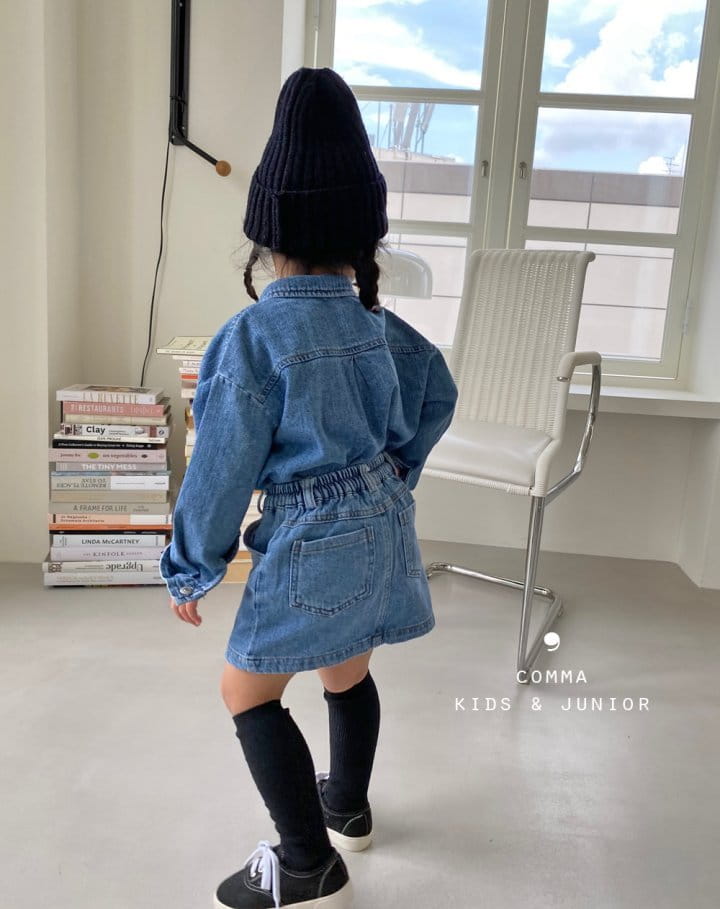 COMMA - Korean Children Fashion - #Kfashion4kids - Mini Jean Skirt - 6