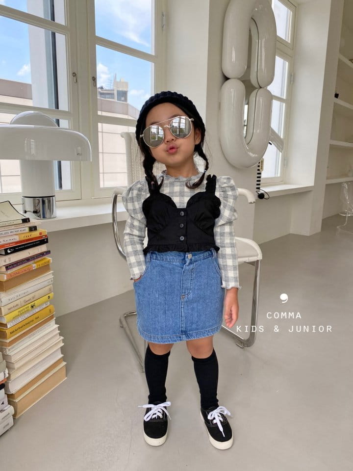 COMMA - Korean Children Fashion - #Kfashion4kids - Mini Jean Skirt - 7